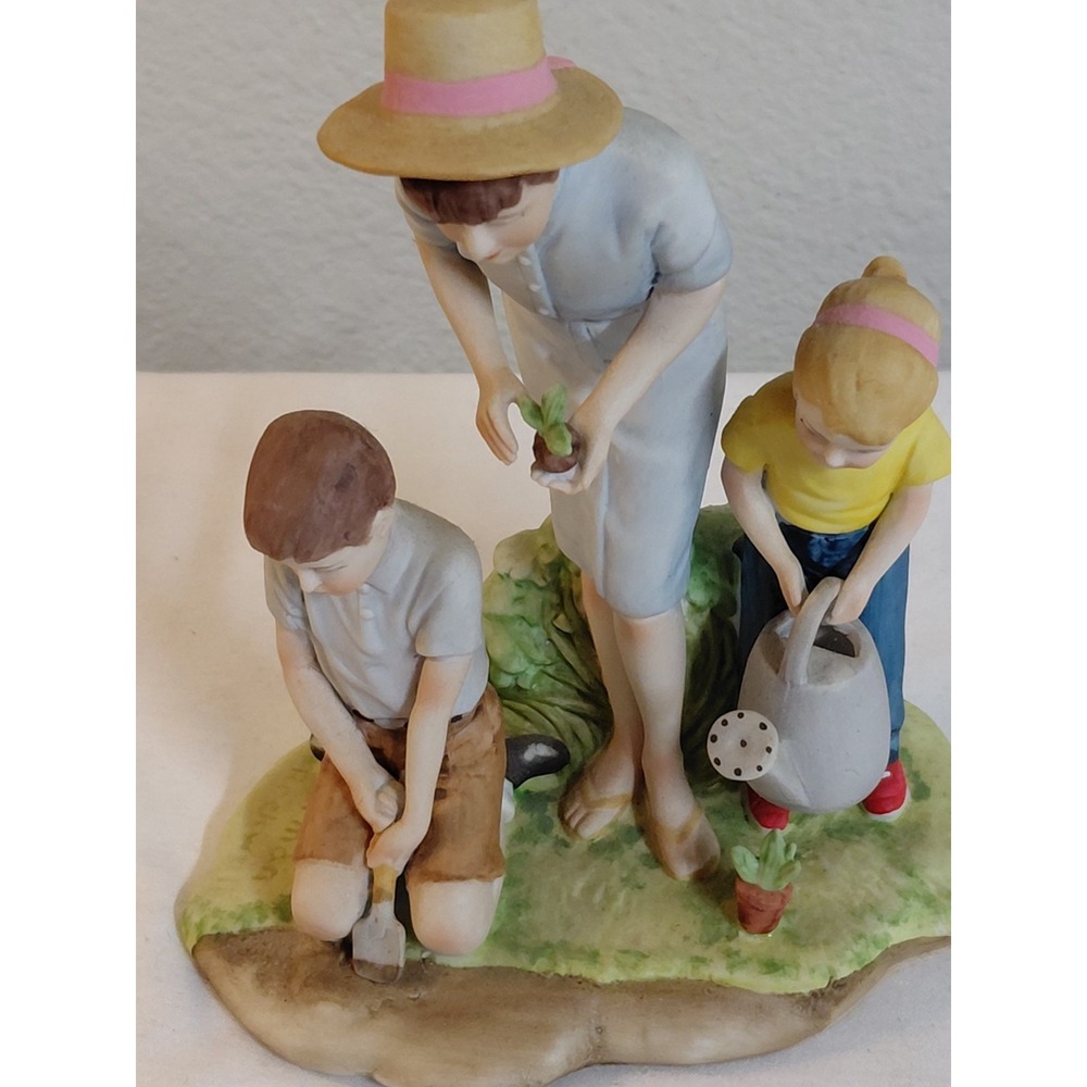 Norman Rockwell Planting The Garden Figurine Americana 1983 Arnart Limited... - Picture 6 of 9